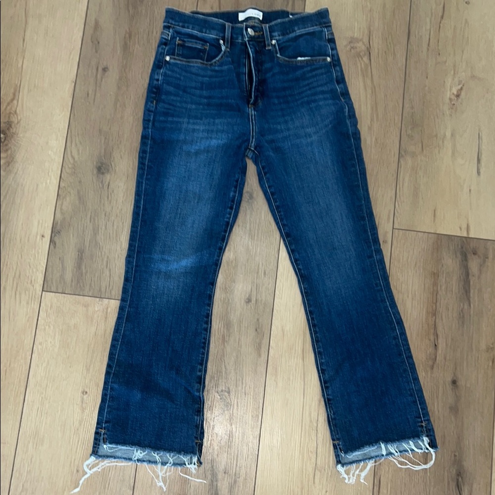 Loft cropped Blue Jeans